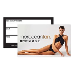 MOROCCAN TAN Appointment cards (90x55mm)